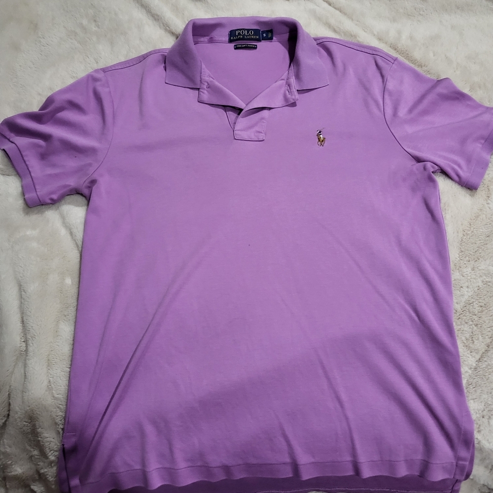 *RARE* Polo Ralph Lauren Lavender Pima Soft Collection Polo Shirt